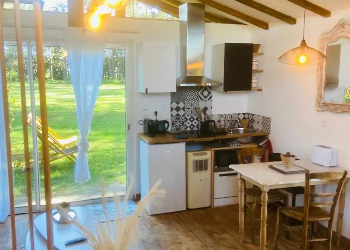 En Pays Basque Les Chênes Avec Jacuzzi Chalé